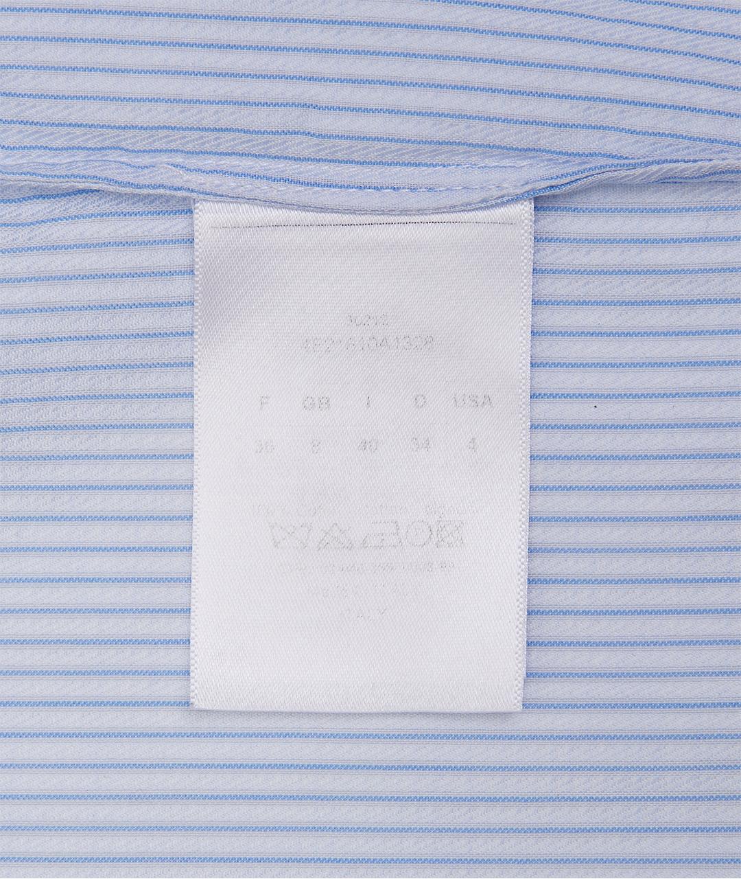 CHRISTIAN DIOR Голубое хлопковое повседневное платье, фото 10