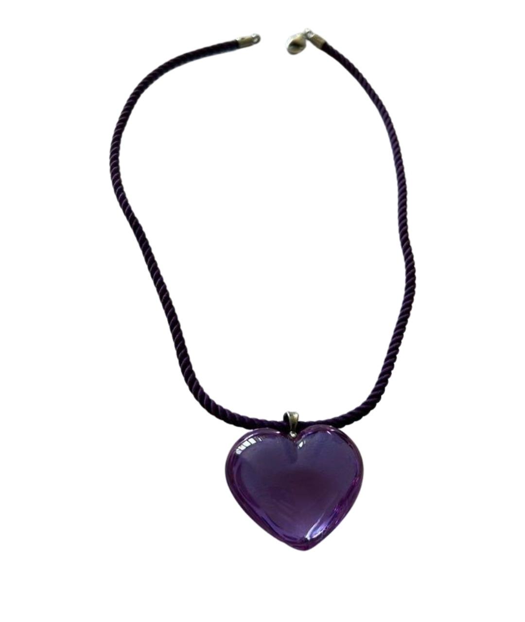 BACCARAT Фиолетовый серебряный кулон, фото 1