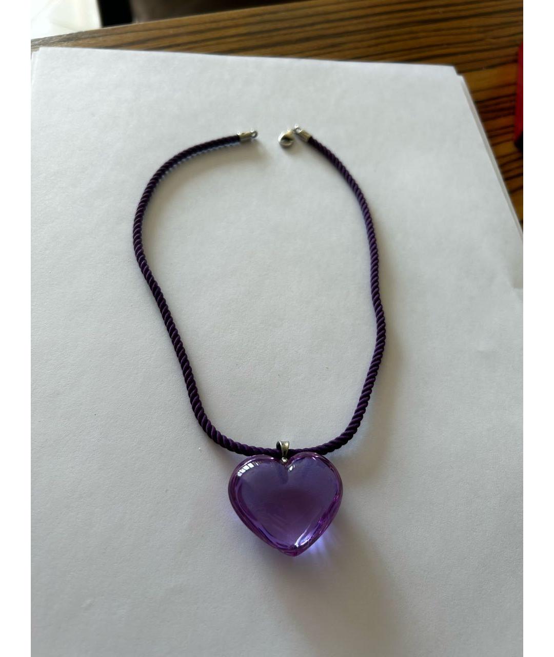 BACCARAT Фиолетовый серебряный кулон, фото 9