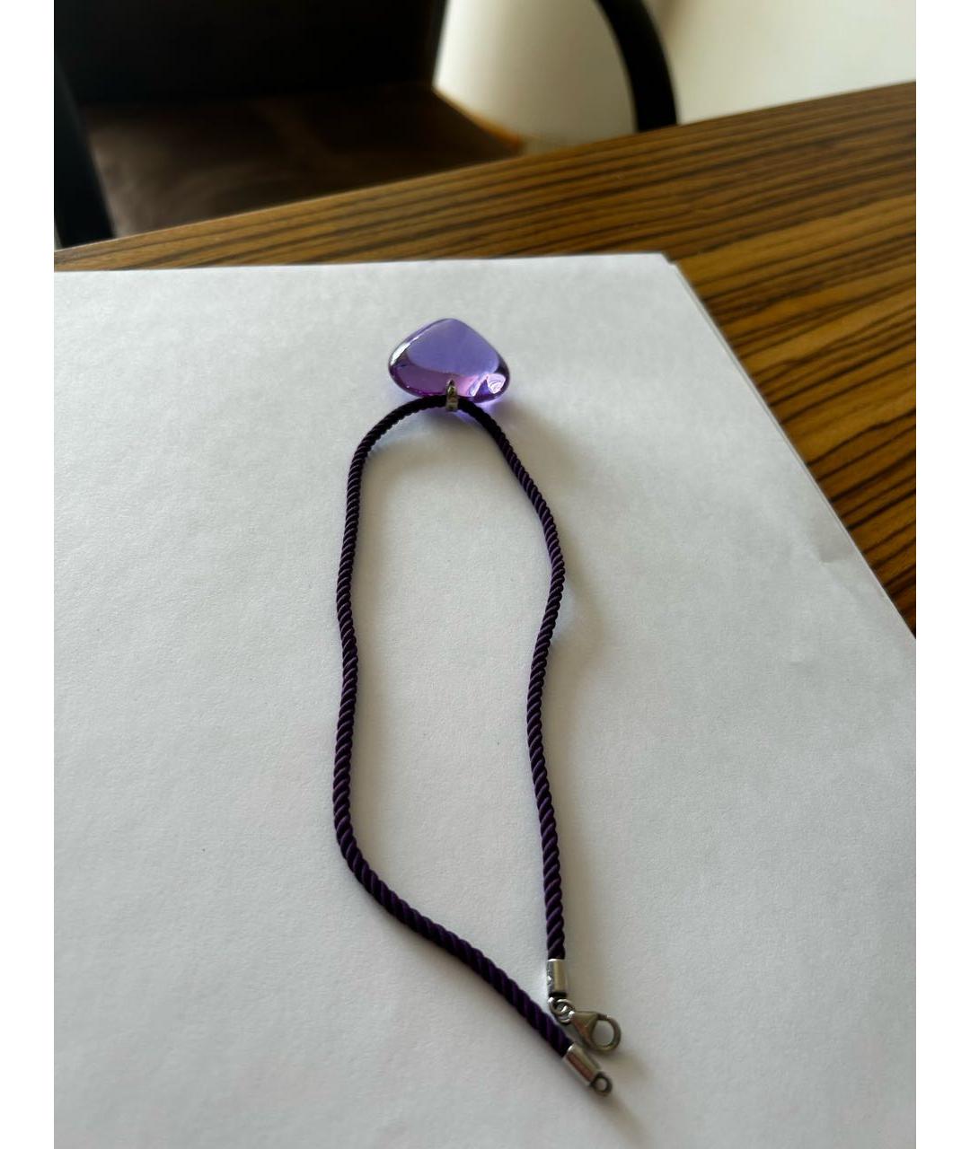 BACCARAT Фиолетовый серебряный кулон, фото 3