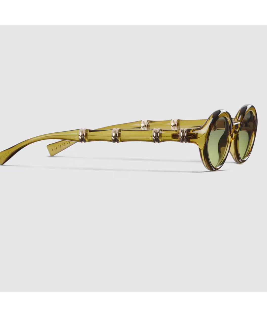 GUCCI Зеленые солнцезащитные очки, фото 2