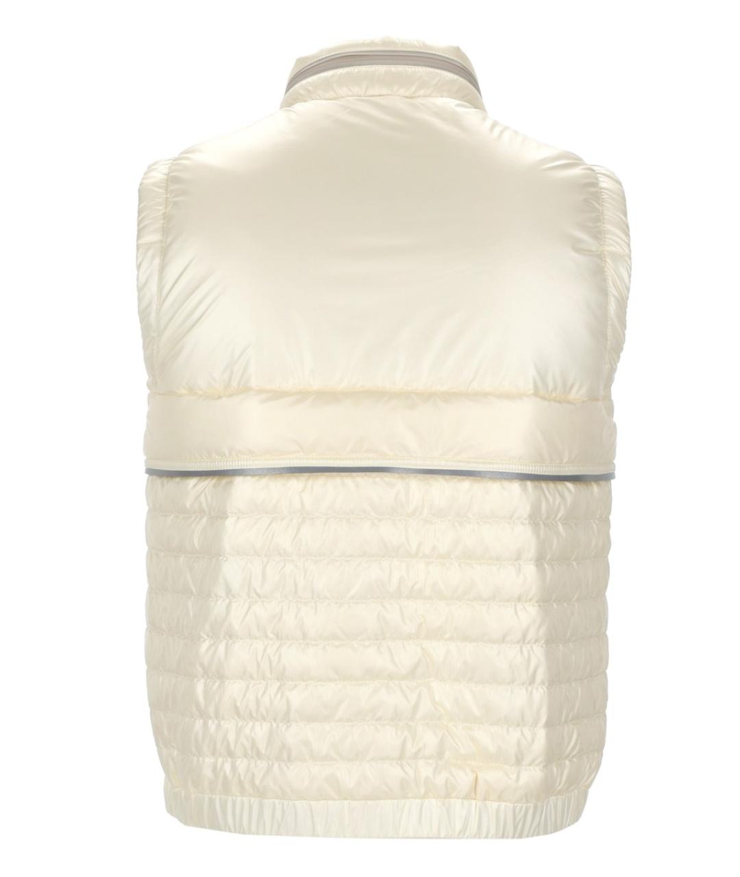 MONCLER GRENOBLE Бежевый полиамидовый жилет, фото 2