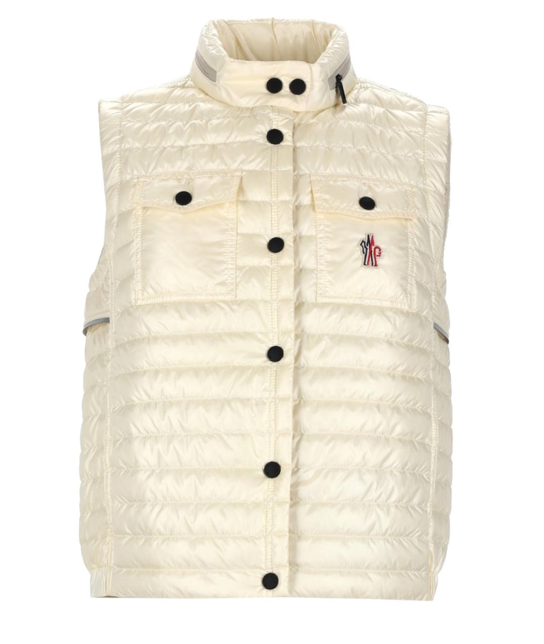 MONCLER GRENOBLE Бежевый полиамидовый жилет, фото 1