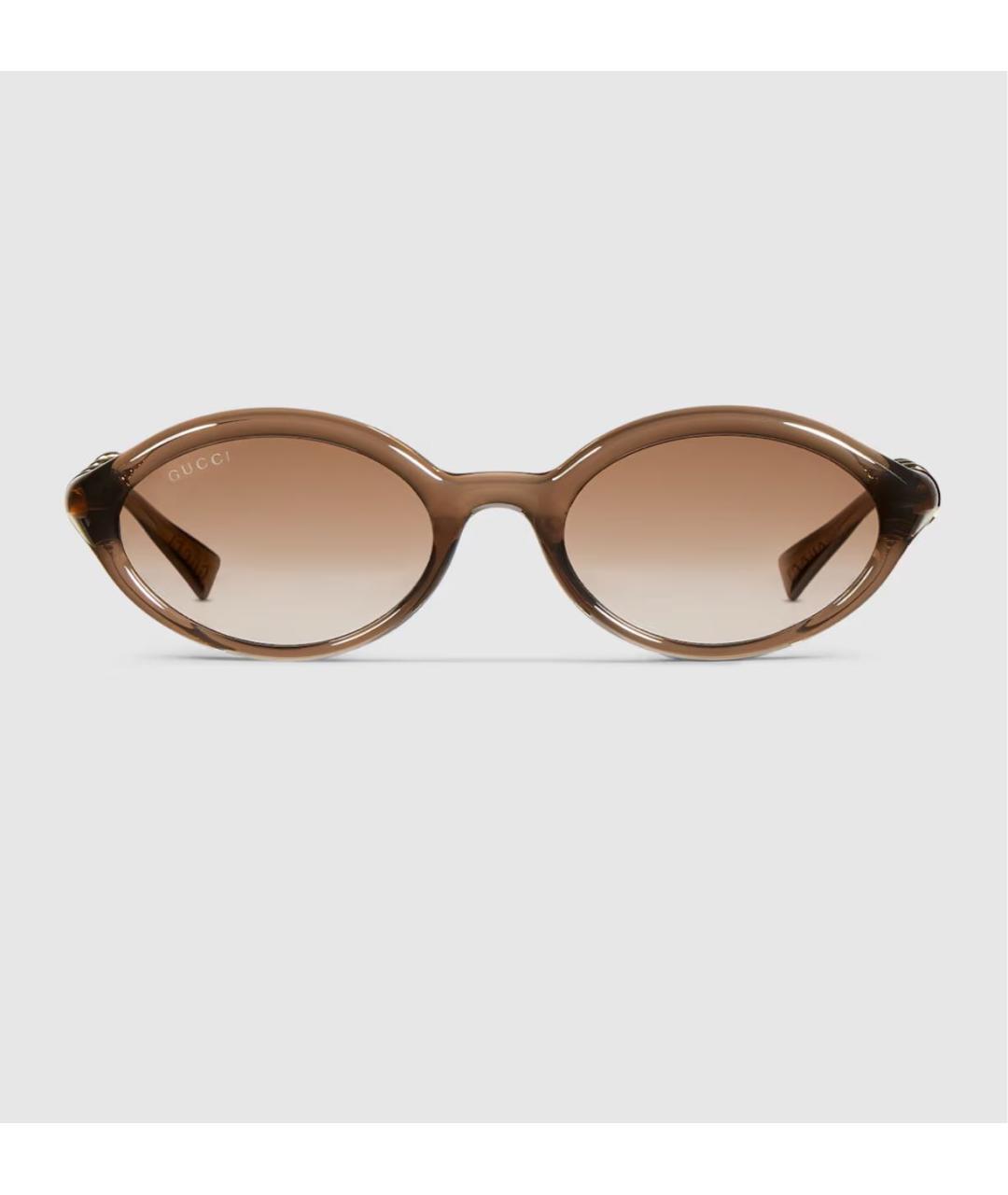 GUCCI Коричневые солнцезащитные очки, фото 4