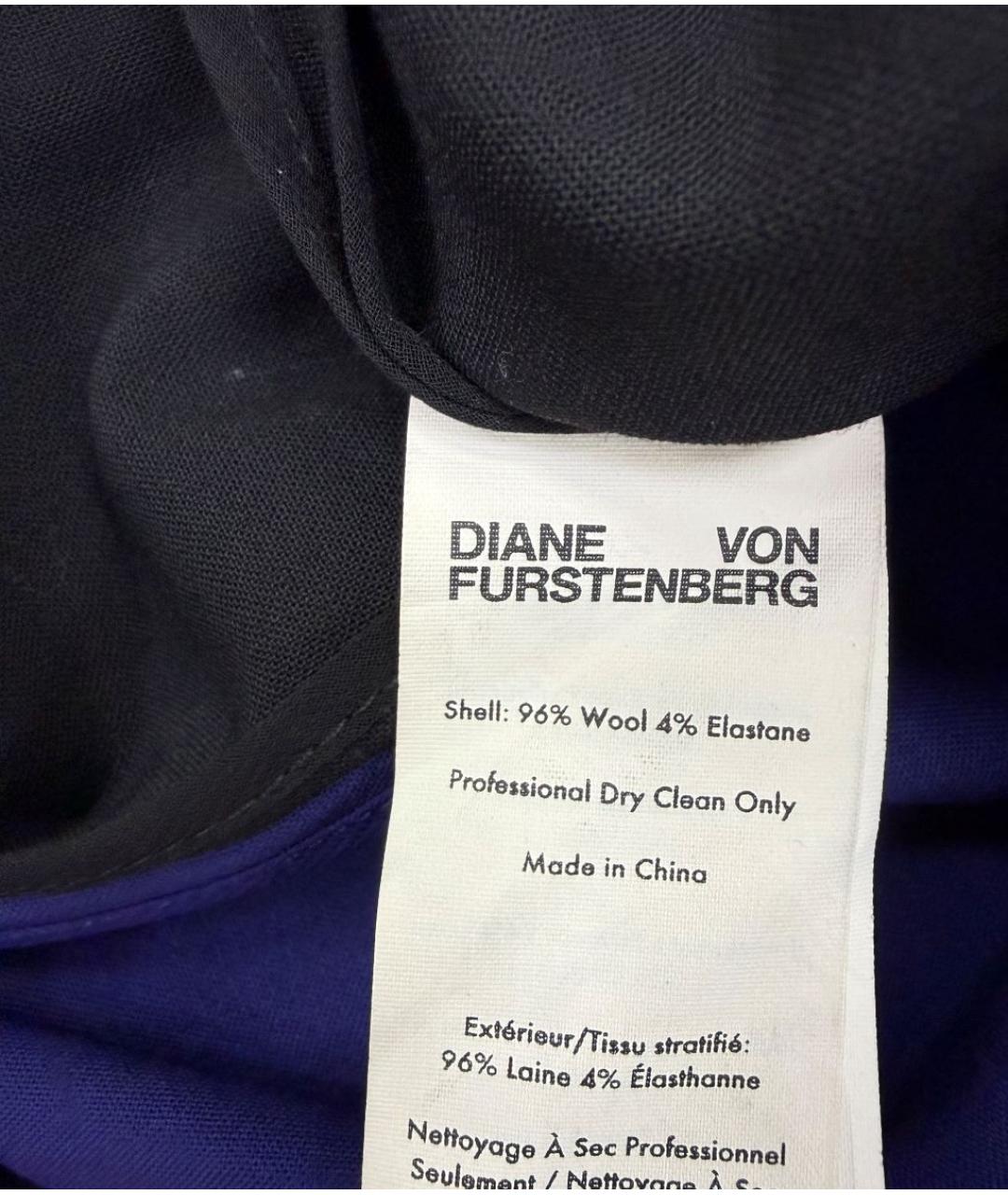 DIANE VON FURSTENBERG Мульти шерстяное платье, фото 4