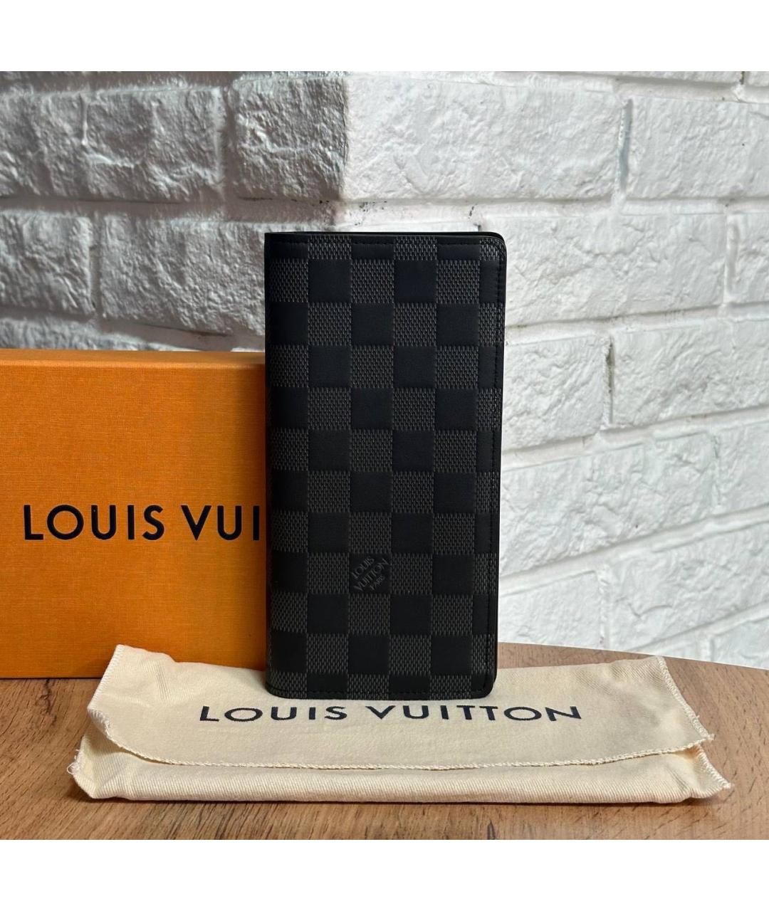 LOUIS VUITTON Черный кошелек, фото 2