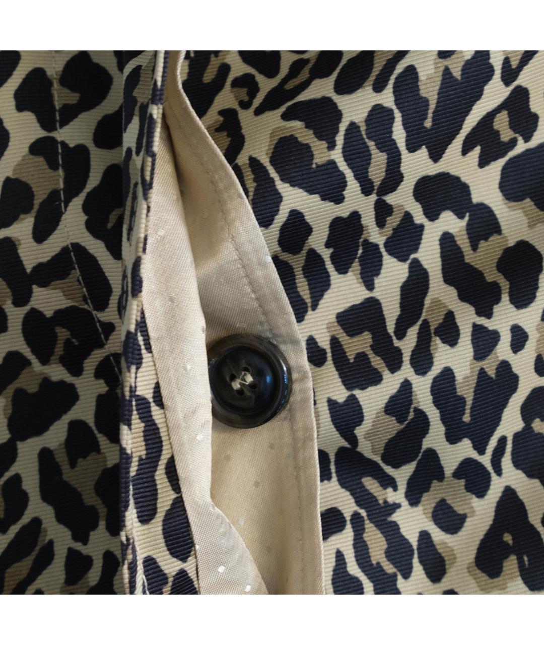 WEEKEND MAX MARA Коричневый полиэстеровый тренч/плащ, фото 4