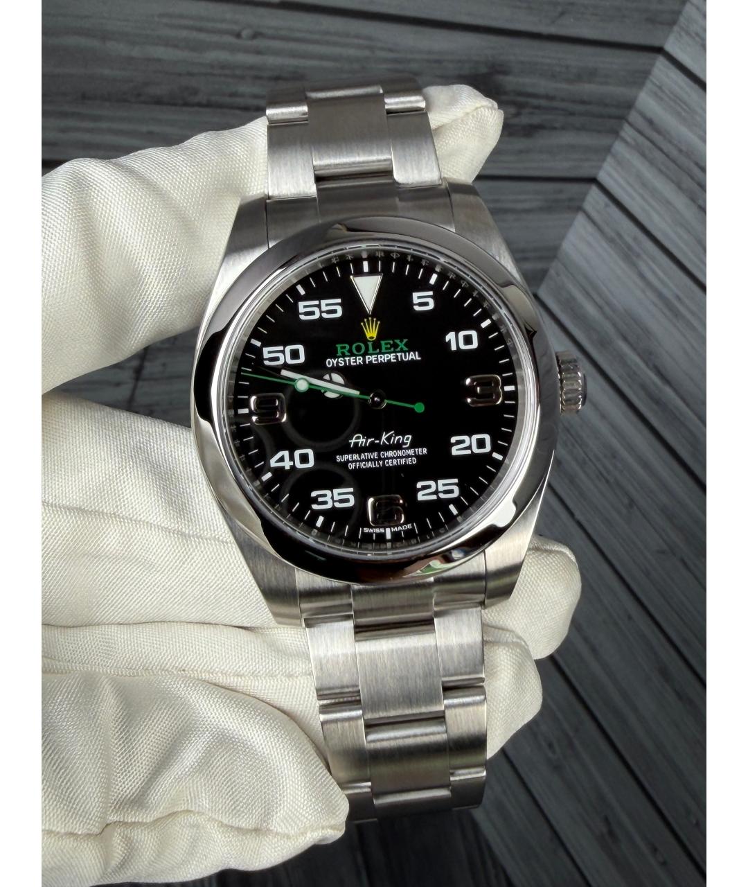 ROLEX Черные часы, фото 2