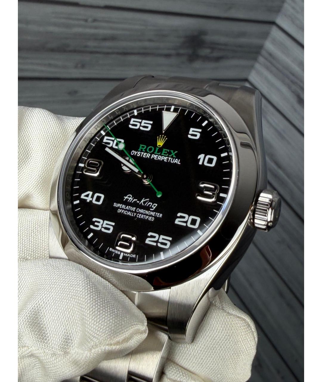 ROLEX Черные часы, фото 3