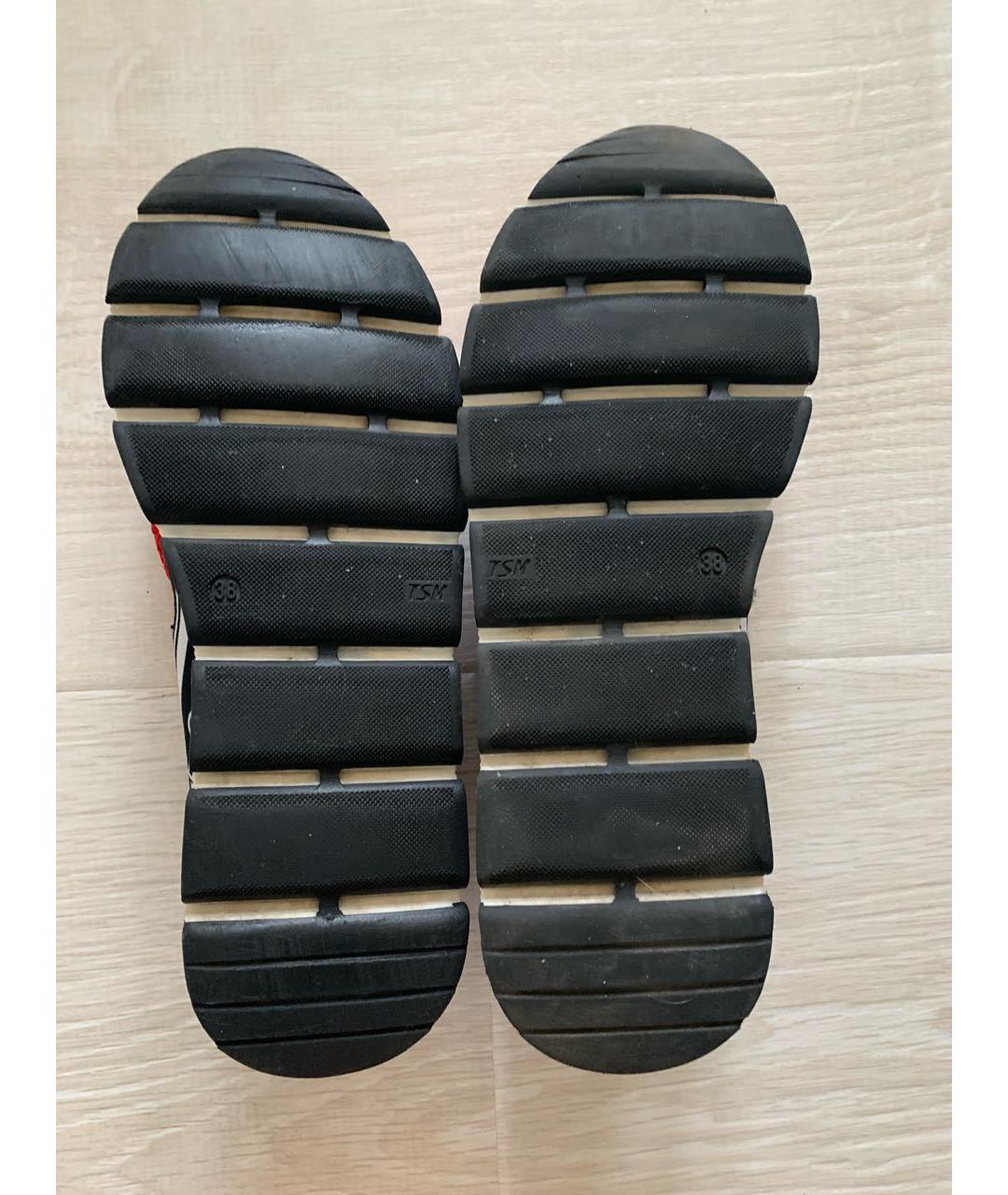 DOLCE & GABBANA KIDS Красные синтетические кеды, фото 5