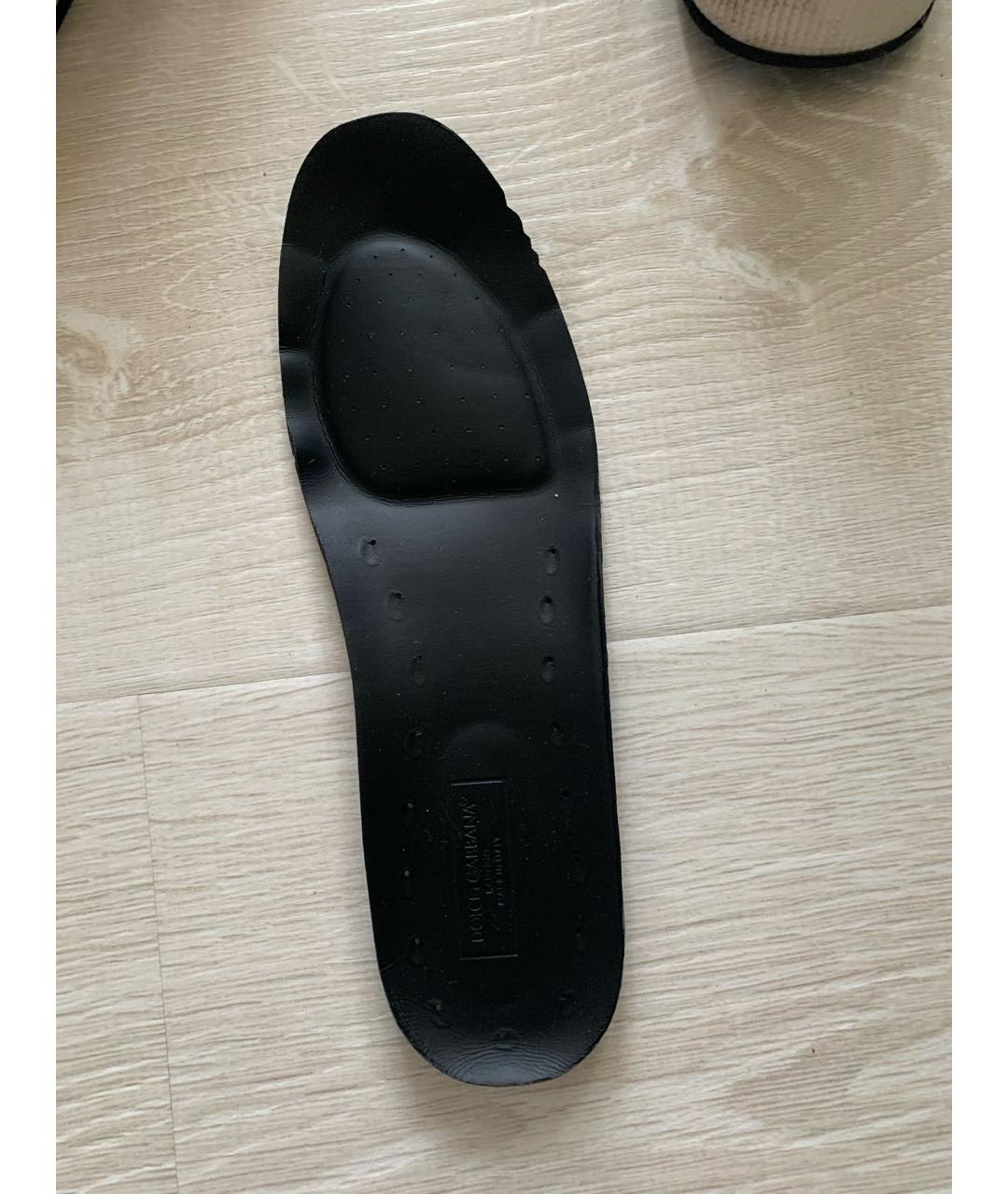 DOLCE & GABBANA KIDS Красные синтетические кеды, фото 6