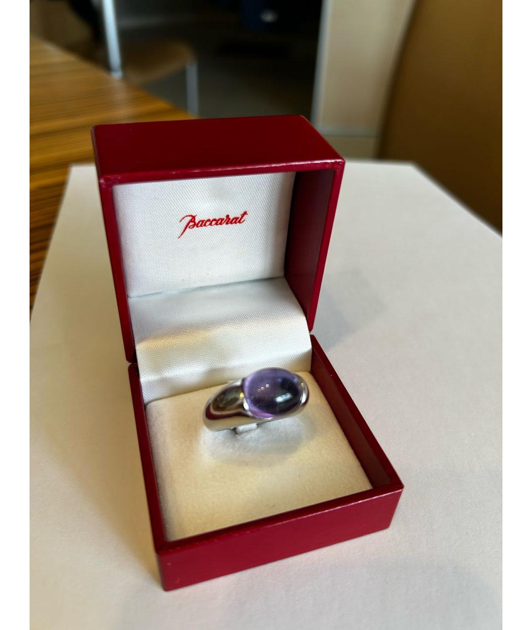 BACCARAT Фиолетовое серебряное кольцо, фото 4