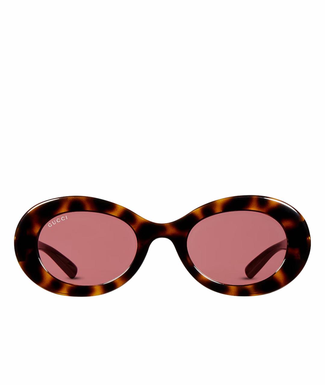 GUCCI Коричневые солнцезащитные очки, фото 1