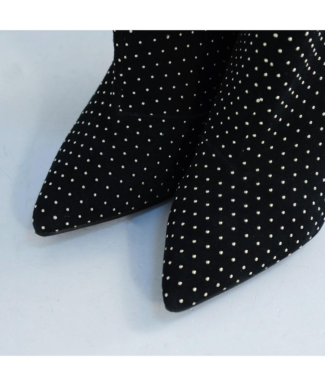 LIU JO Черные кожаные ботильоны, фото 3