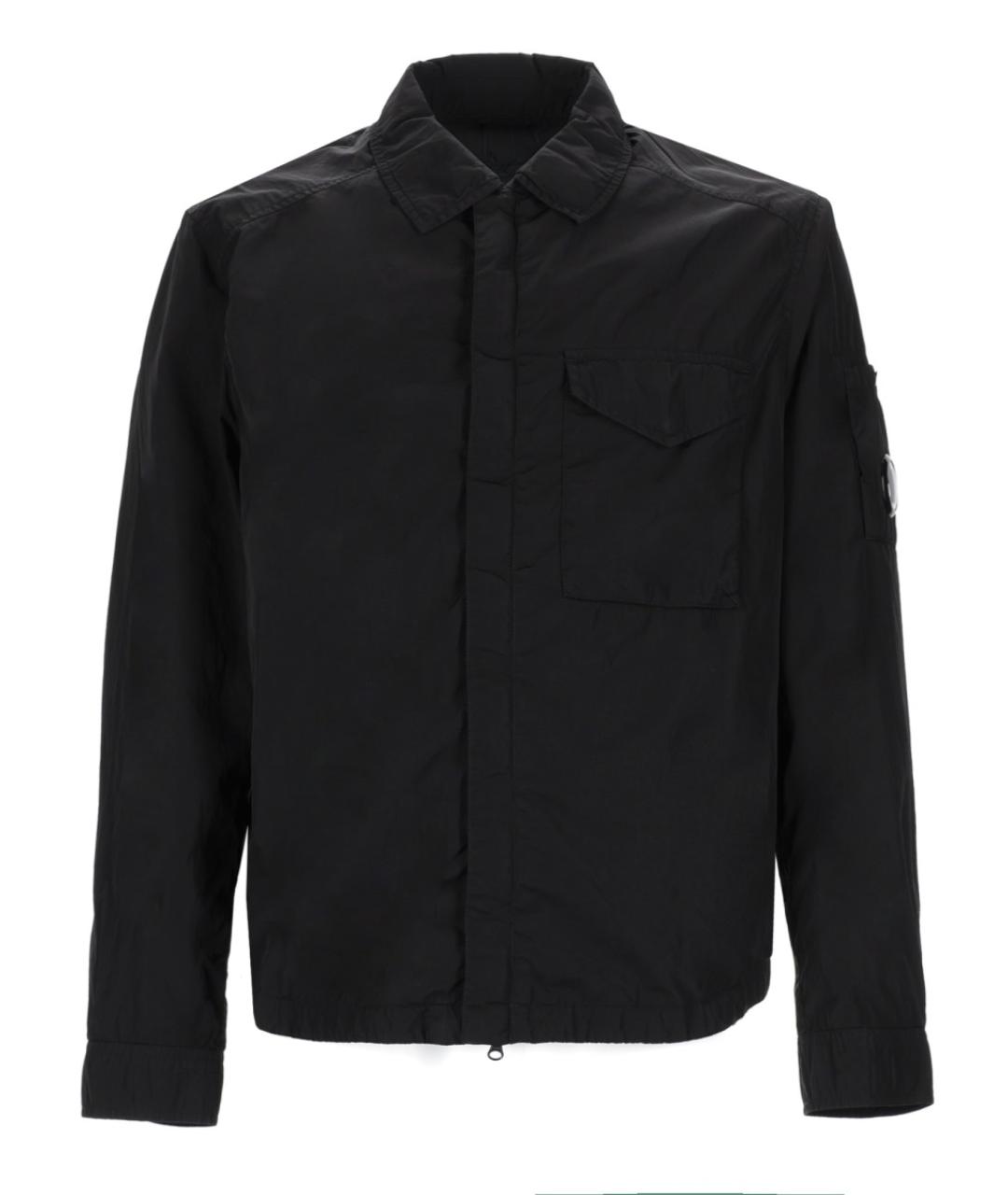 CP COMPANY Черная полиамидовая куртка, фото 1