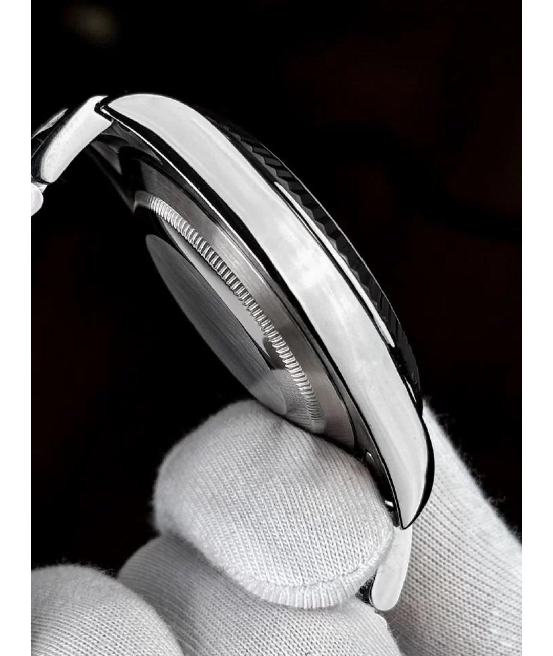 ROLEX Серые часы из белого золота, фото 3