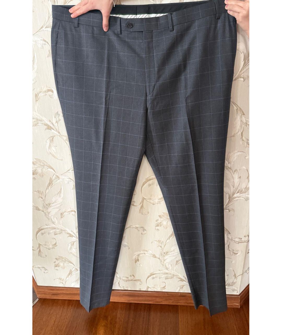 RALPH LAUREN Серый классический костюм, фото 3