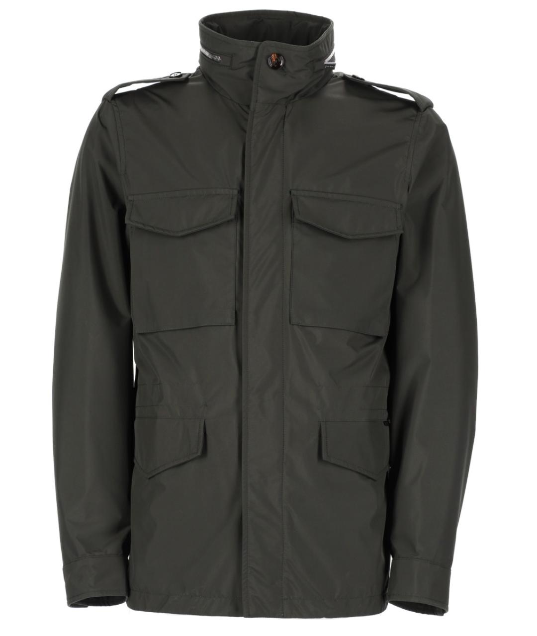 MOORER Зеленая полиэстеровая куртка, фото 1