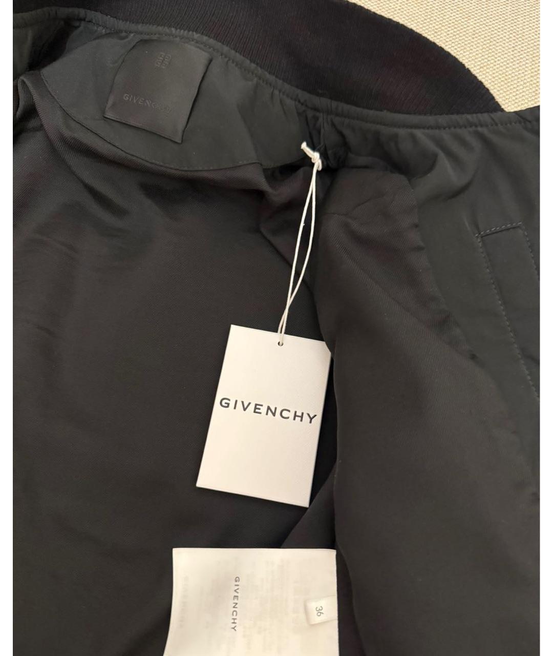 GIVENCHY Черная полиэстеровая куртка, фото 4