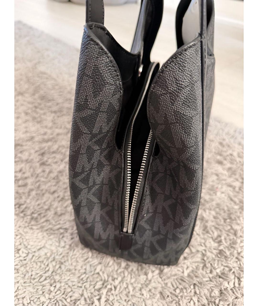 MICHAEL KORS Антрацитовая сумка с короткими ручками, фото 2