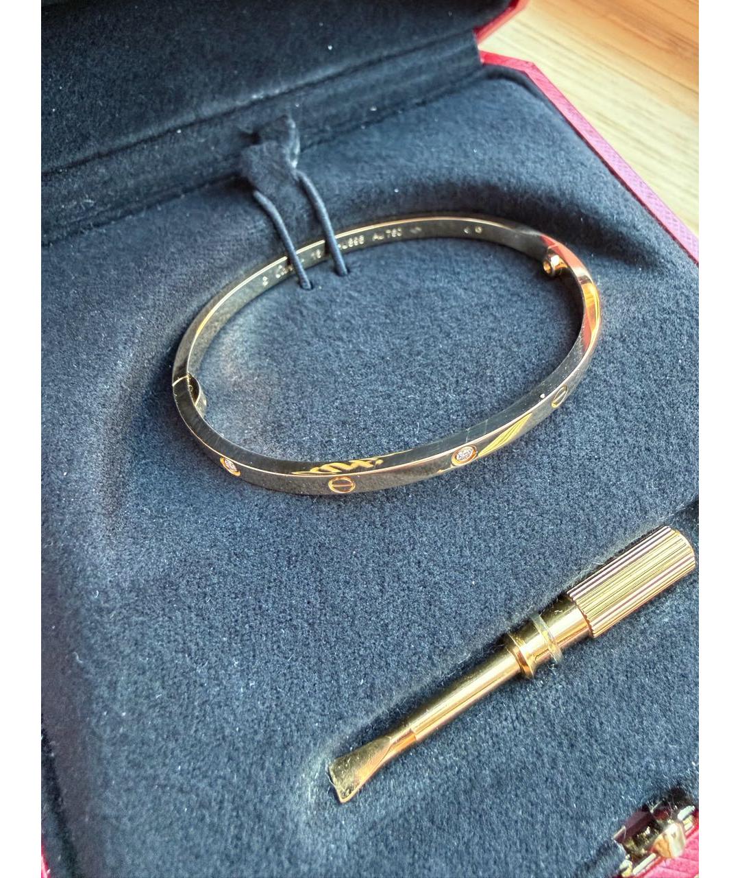 CARTIER Желтый браслет из желтого золота, фото 2