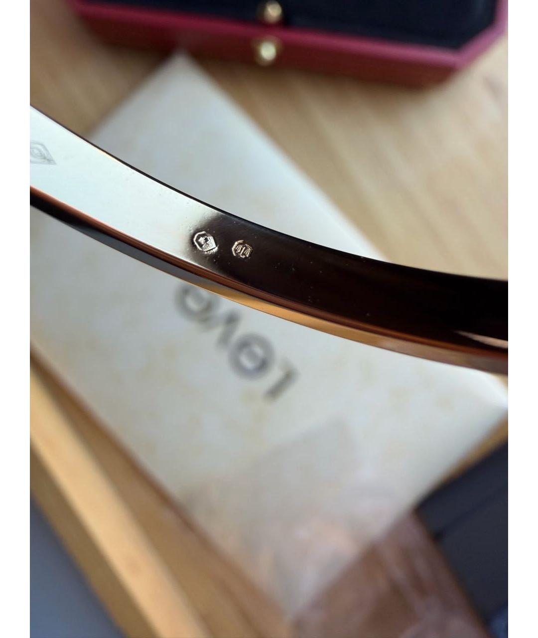 CARTIER Желтый браслет из желтого золота, фото 4