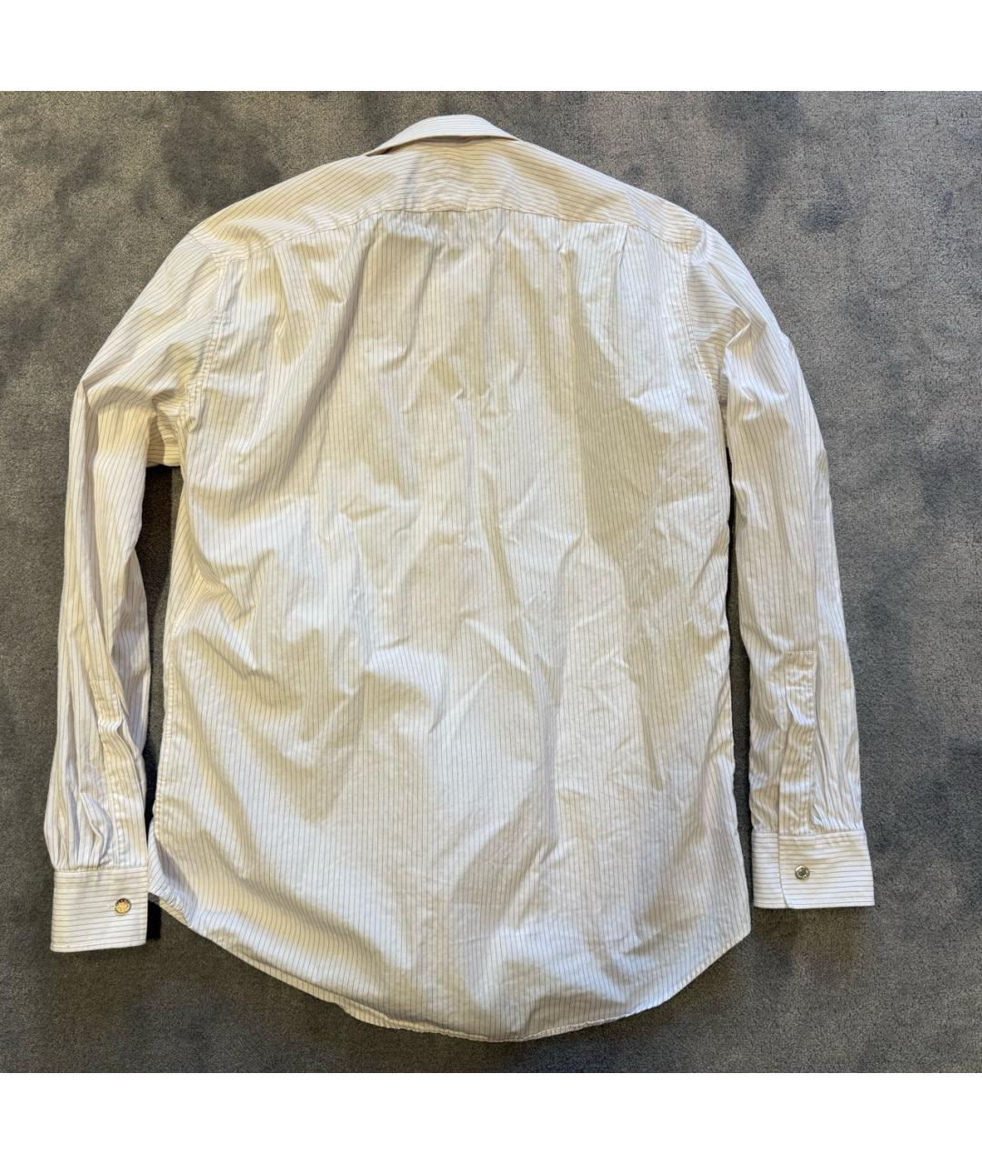 HERMES Белая хлопковая классическая рубашка, фото 2