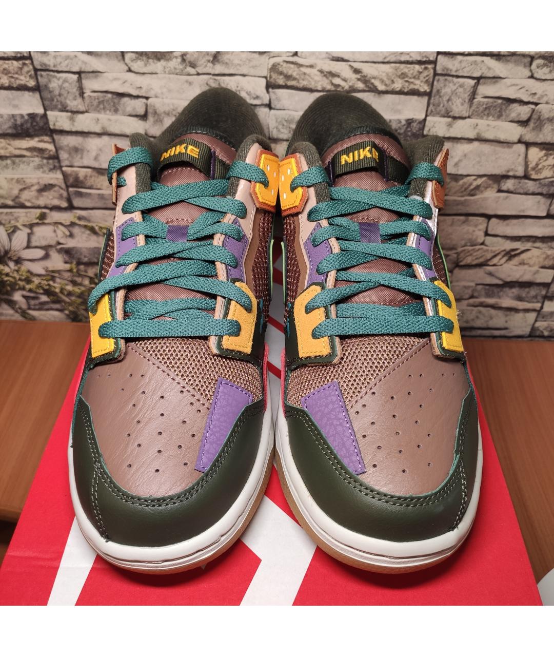 NIKE Мульти кожаные кроссовки, фото 5