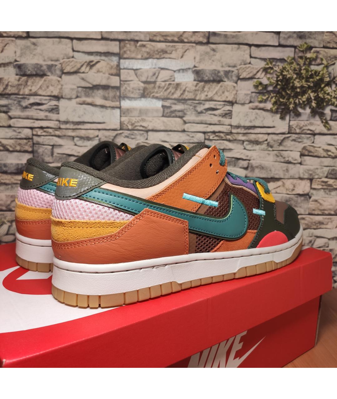 NIKE Мульти кожаные кроссовки, фото 7