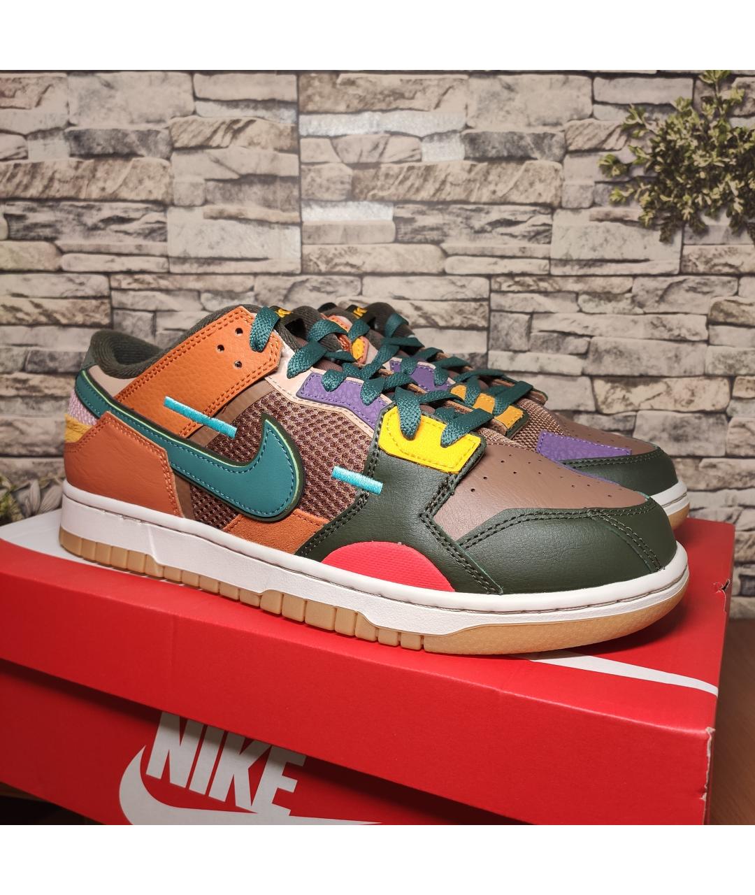 NIKE Мульти кожаные кроссовки, фото 3