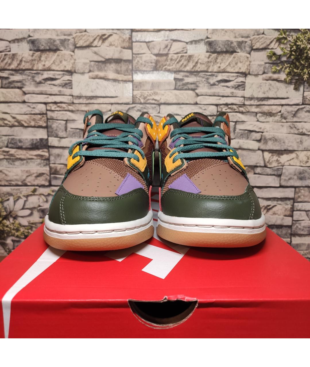 NIKE Мульти кожаные кроссовки, фото 4