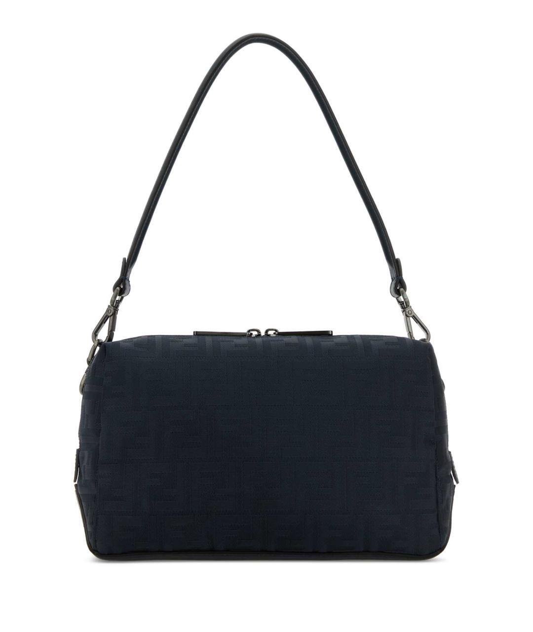 FENDI Темно-синяя тканевая сумка на плечо, фото 1