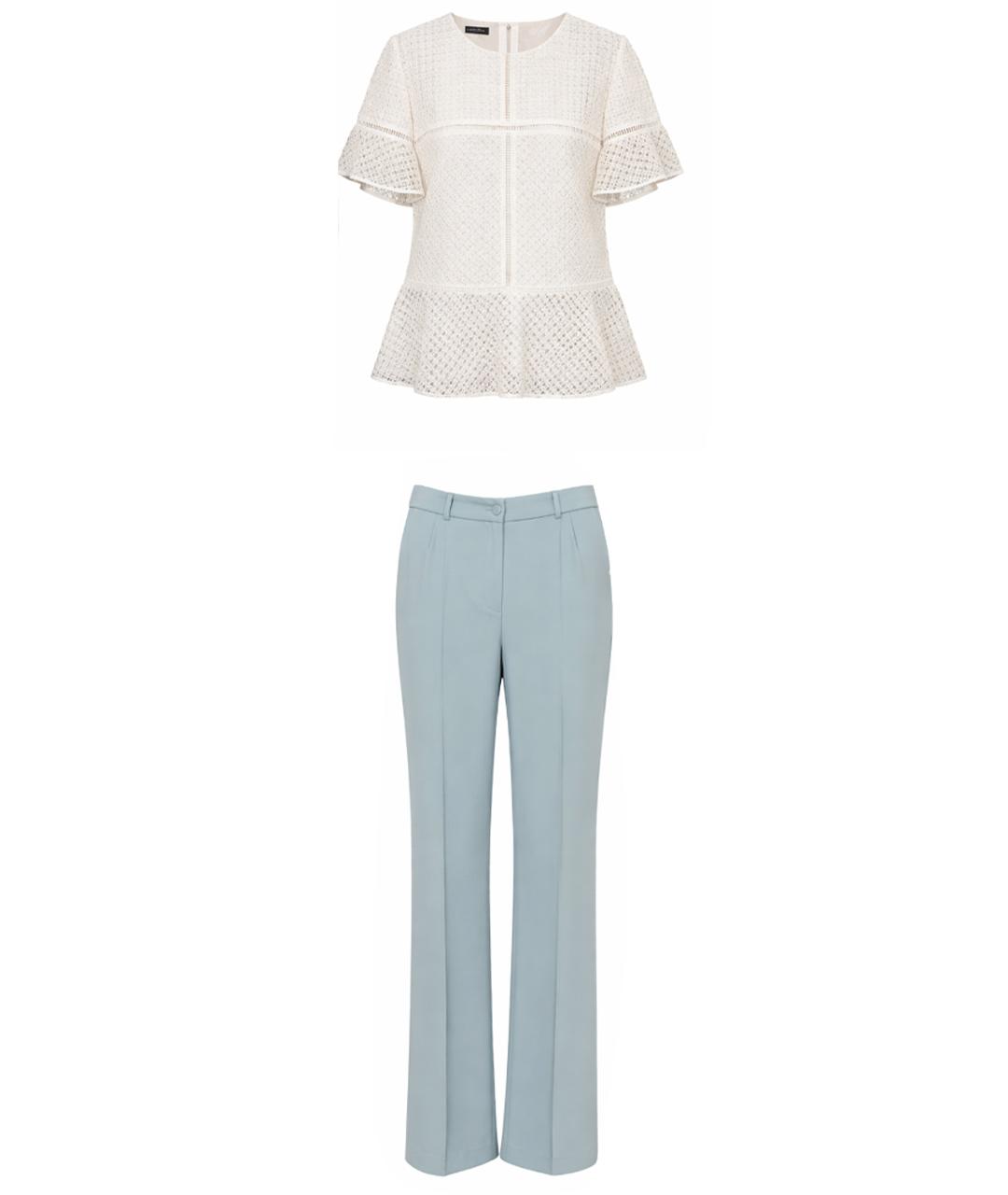 ESCADA Мульти вискозный костюм с брюками, фото 1