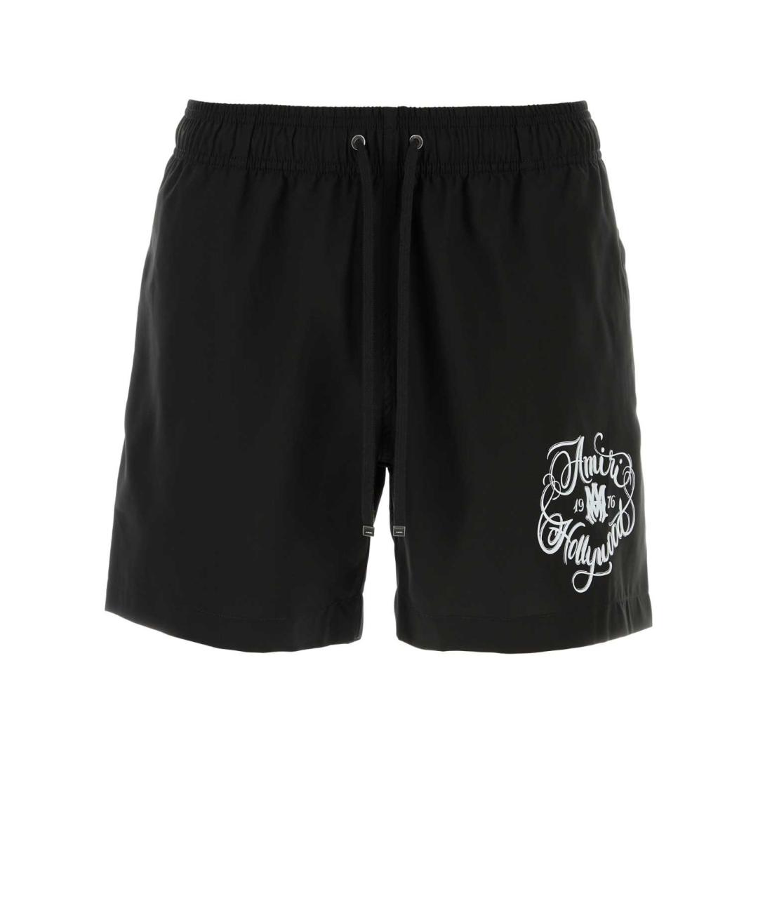 AMIRI Черные полиэстеровые плавки, фото 1