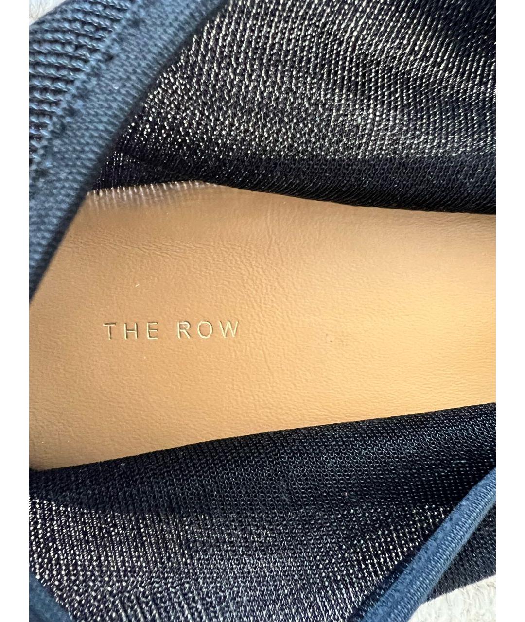 THE ROW Антрацитовые балетки, фото 3