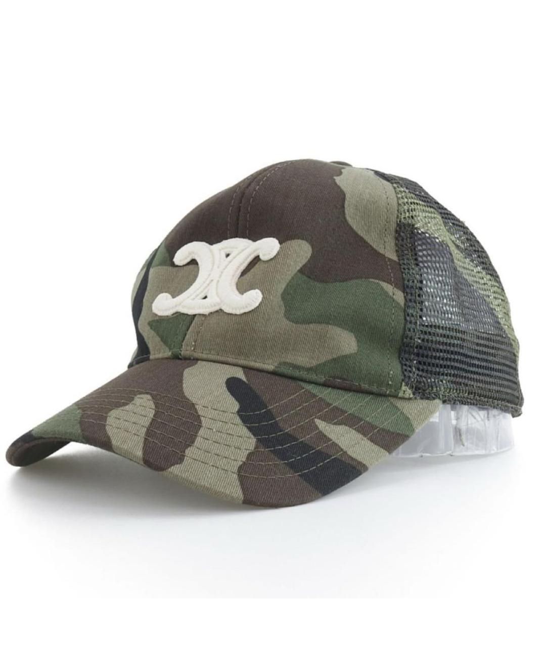 CELINE Хаки кепка/бейсболка, фото 3