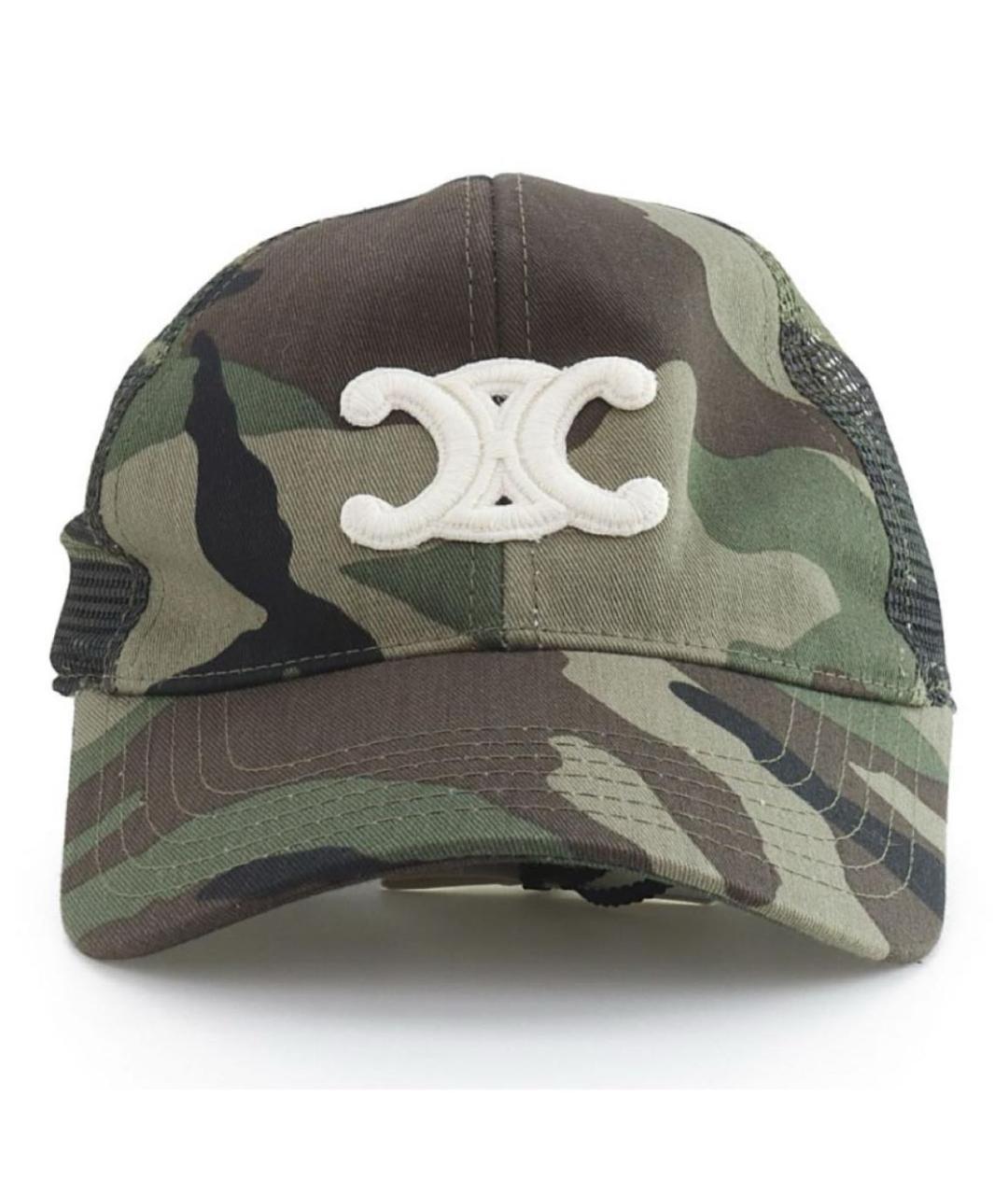 CELINE Хаки кепка/бейсболка, фото 5