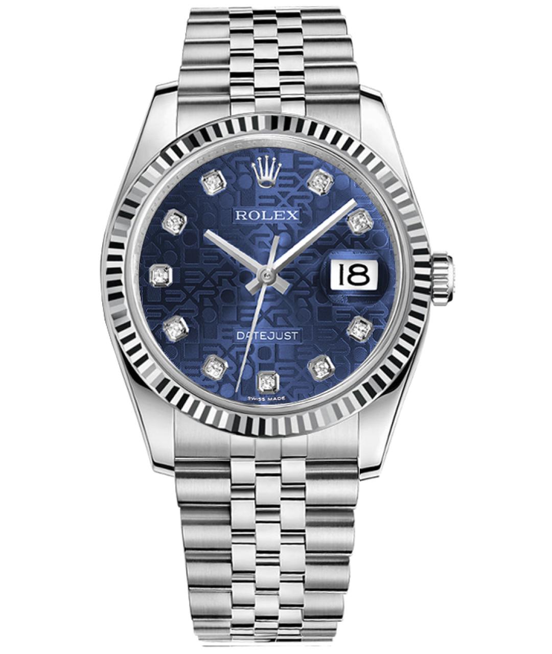 ROLEX Темно-синие часы, фото 1