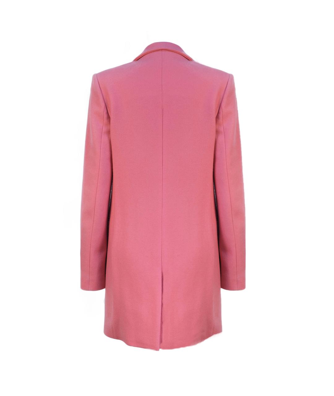 BALENCIAGA Розовое шерстяное пальто, фото 2
