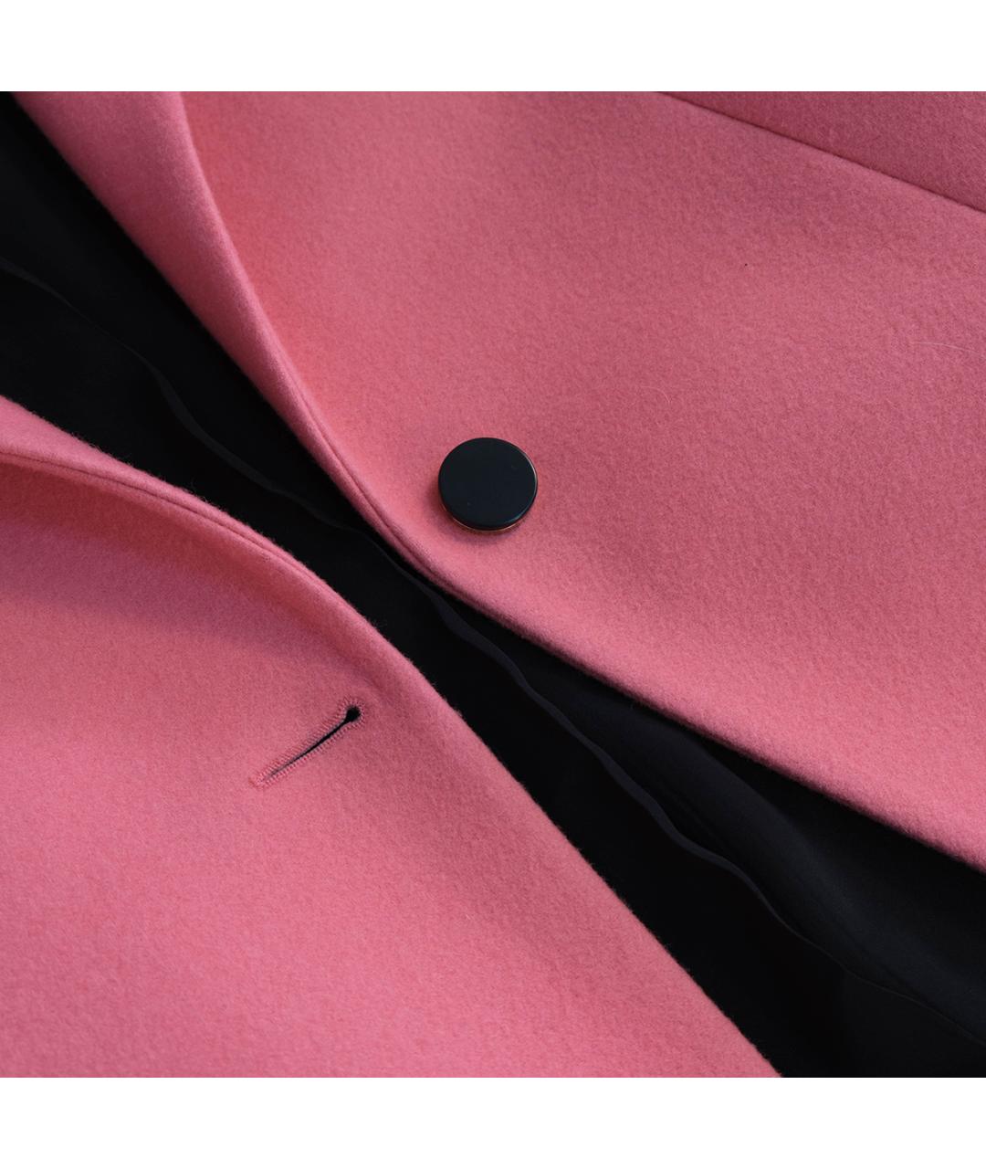 BALENCIAGA Розовое шерстяное пальто, фото 4