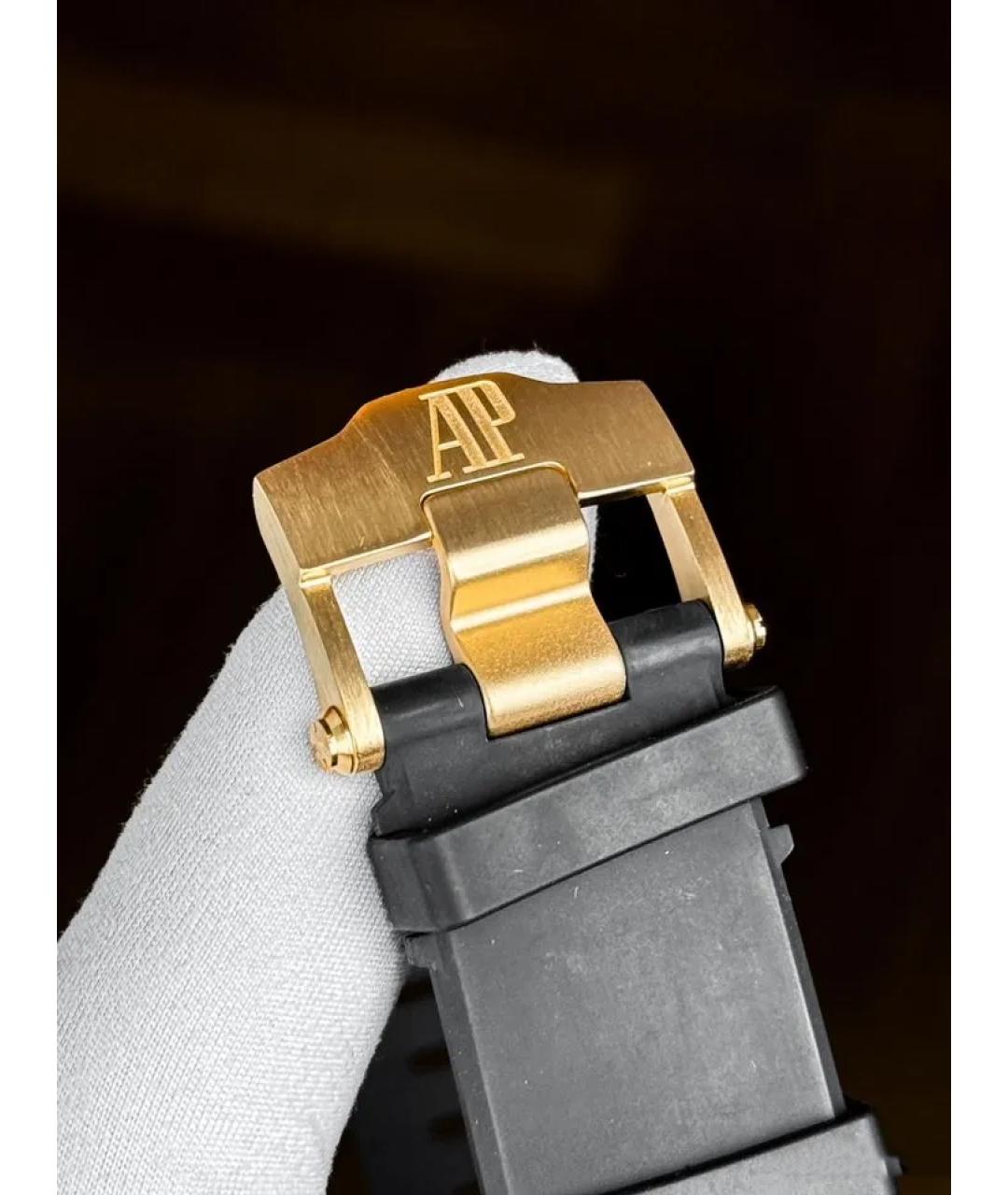 Audemars Piguet Черные часы из розового золота, фото 6