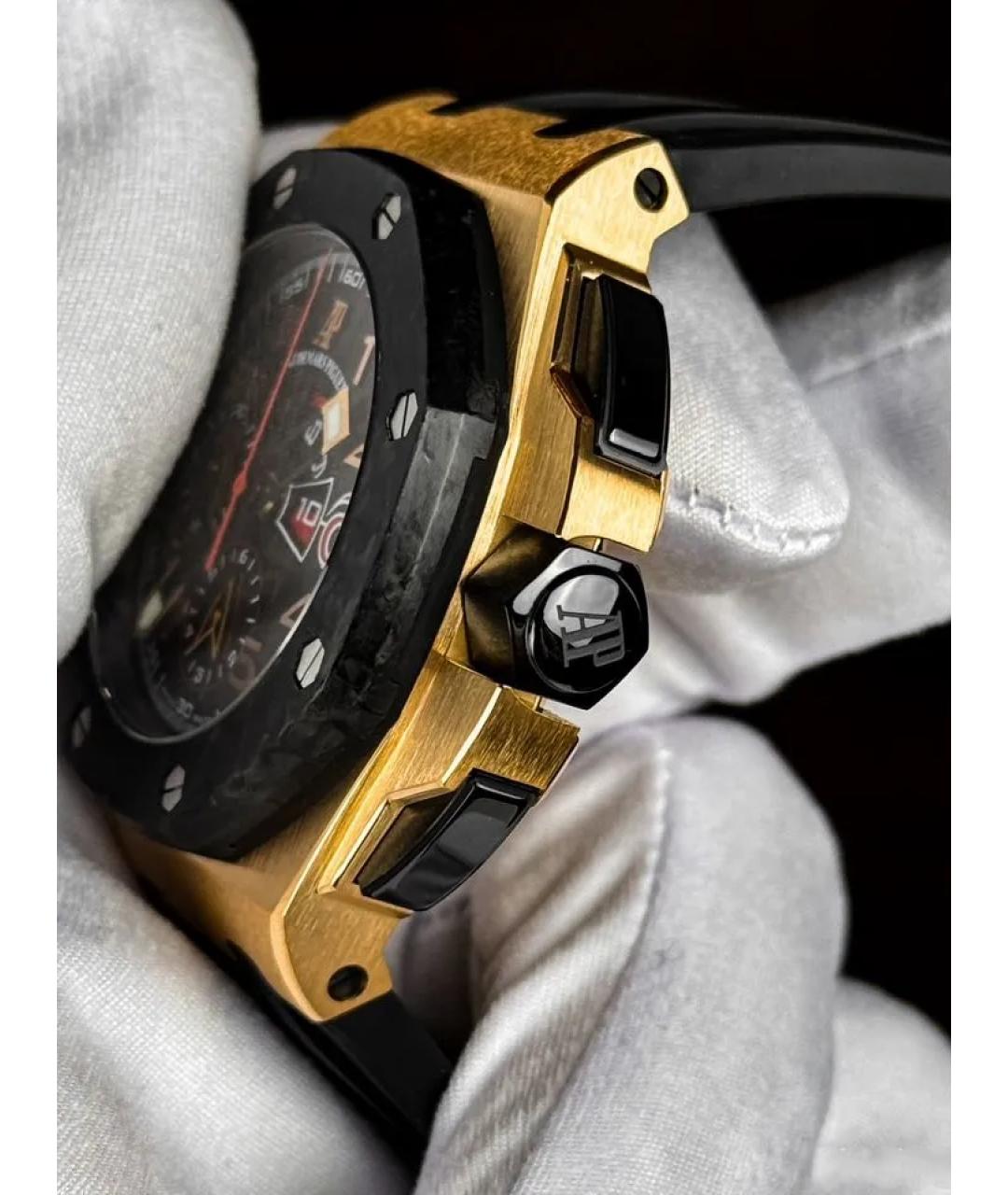 Audemars Piguet Черные часы из розового золота, фото 3