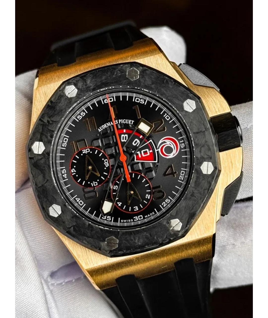 Audemars Piguet Черные часы из розового золота, фото 2