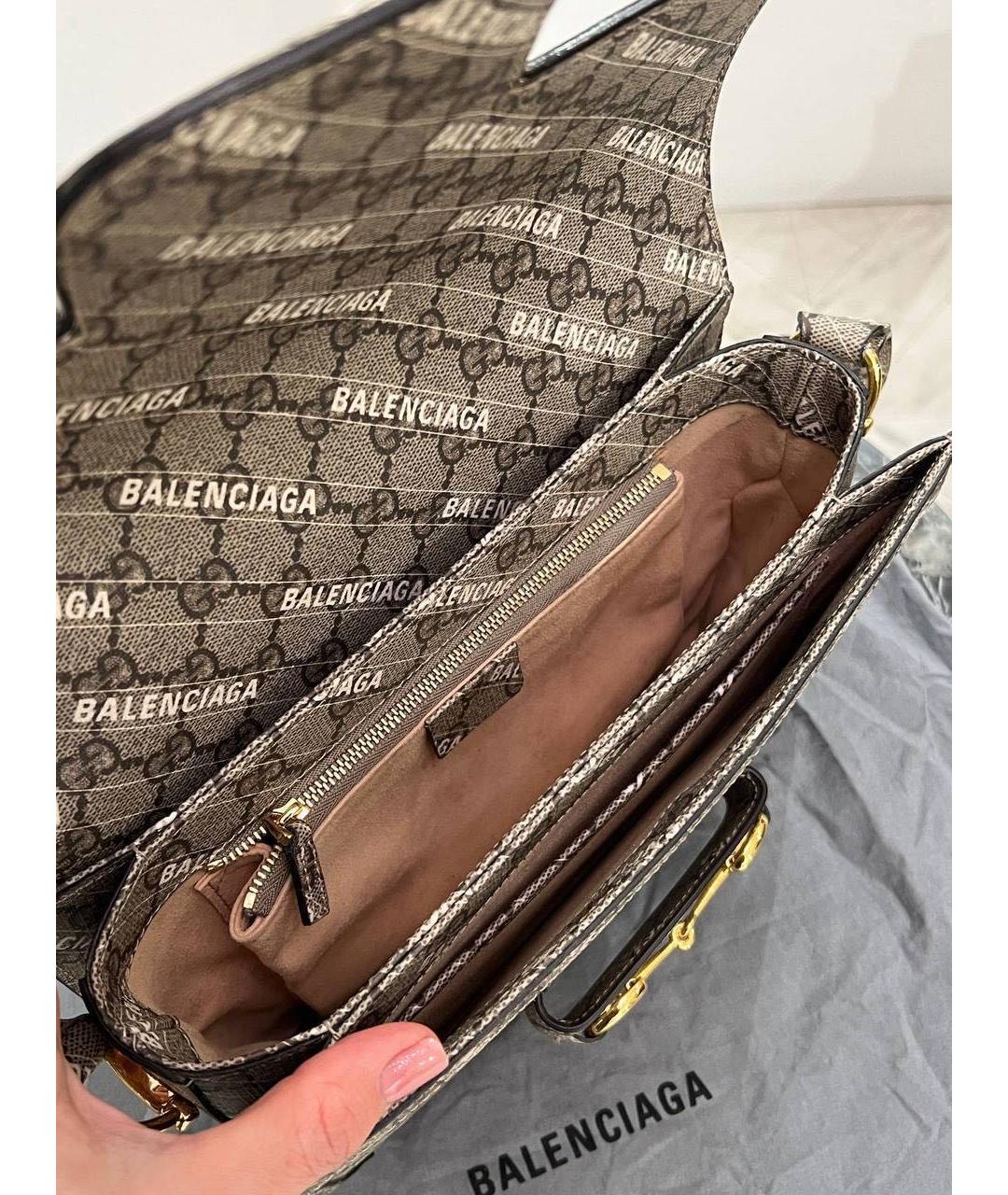 BALENCIAGA Бежевая сумка через плечо, фото 3