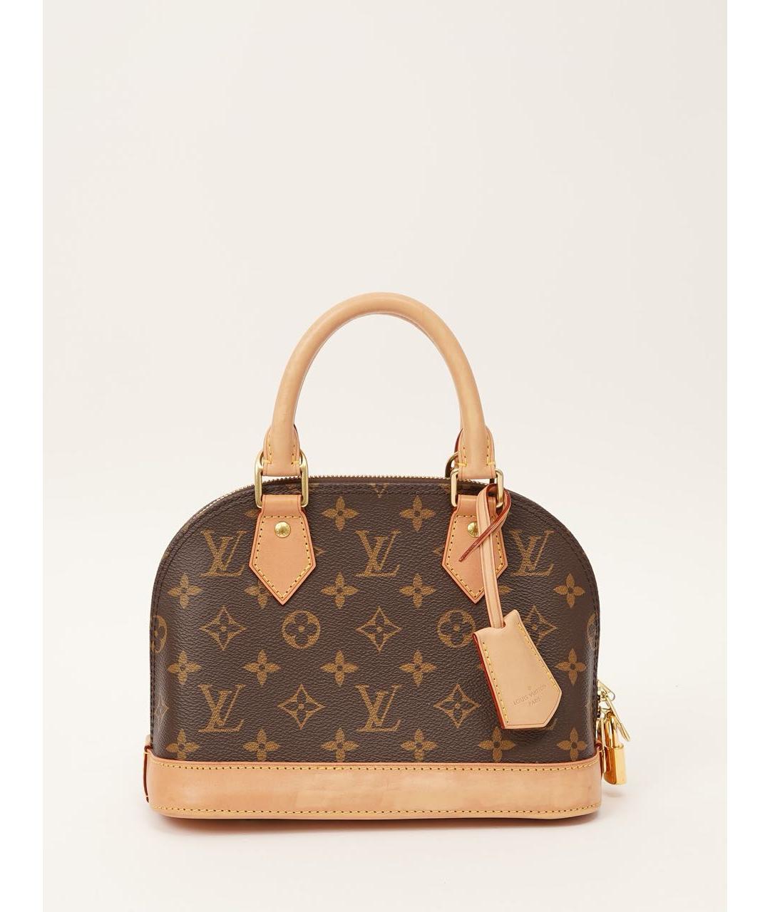 LOUIS VUITTON Коричневая сумка с короткими ручками, фото 9