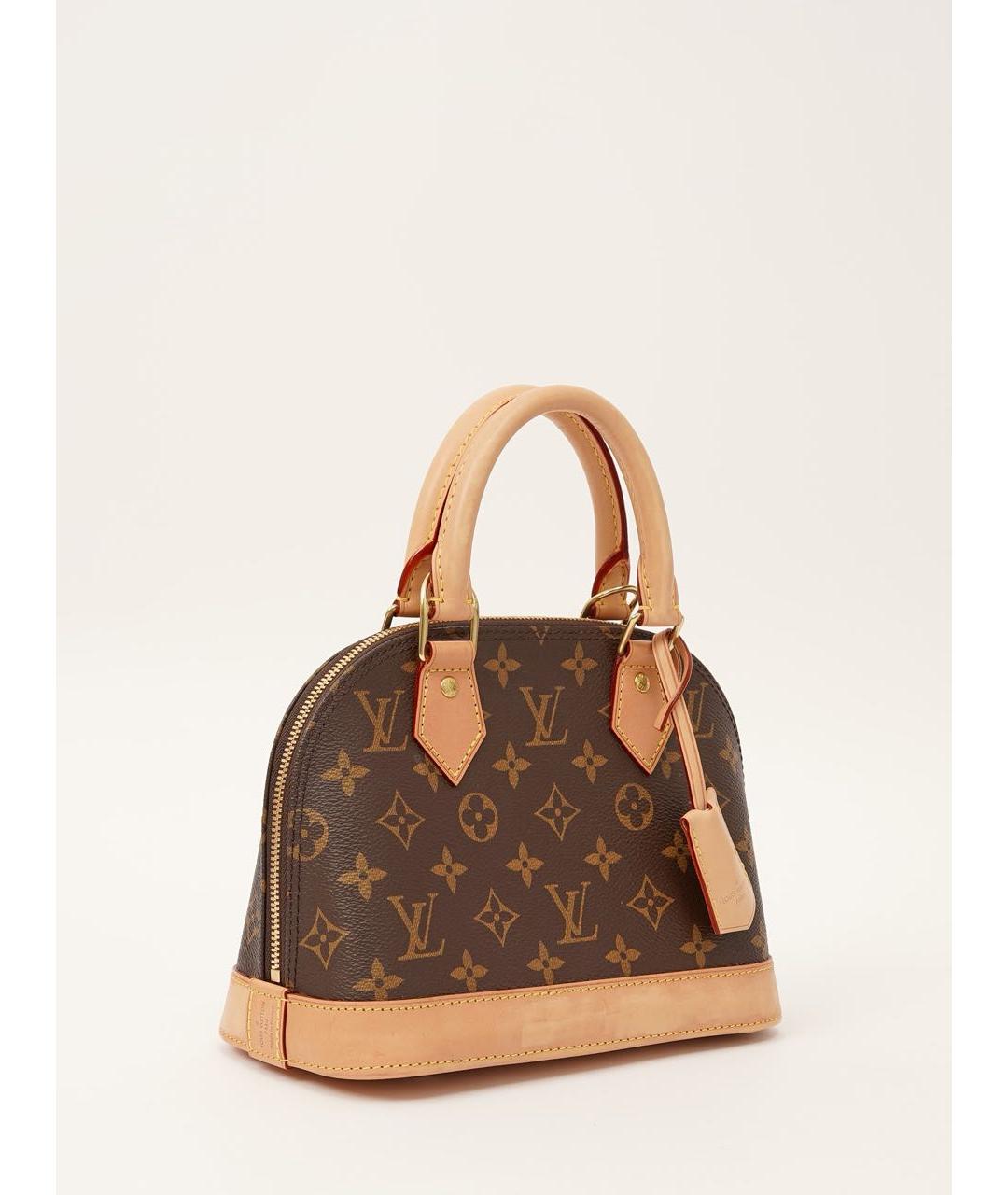 LOUIS VUITTON Коричневая сумка с короткими ручками, фото 2