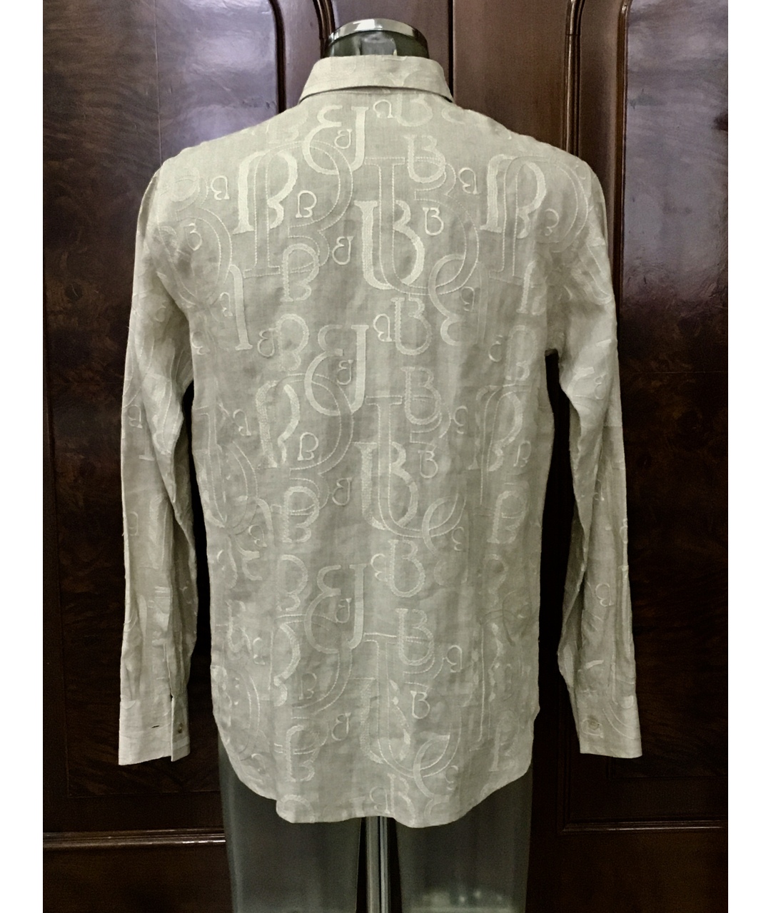 BILANCIONI Бежевая льняная кэжуал рубашка, фото 2