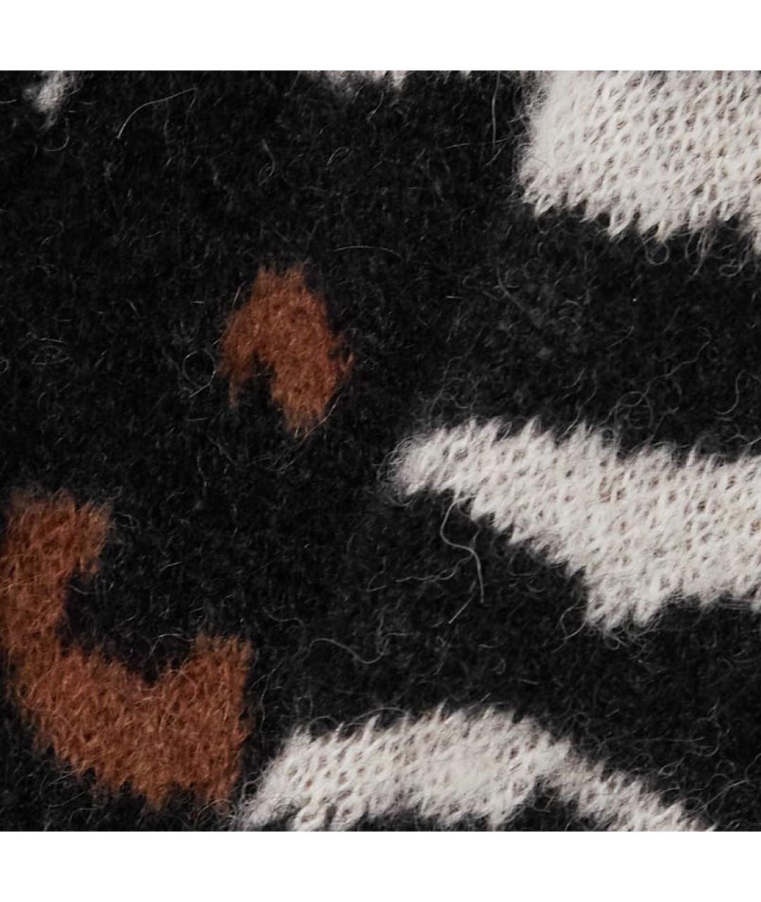 DRIES VAN NOTEN Черный шерстяной кардиган, фото 4