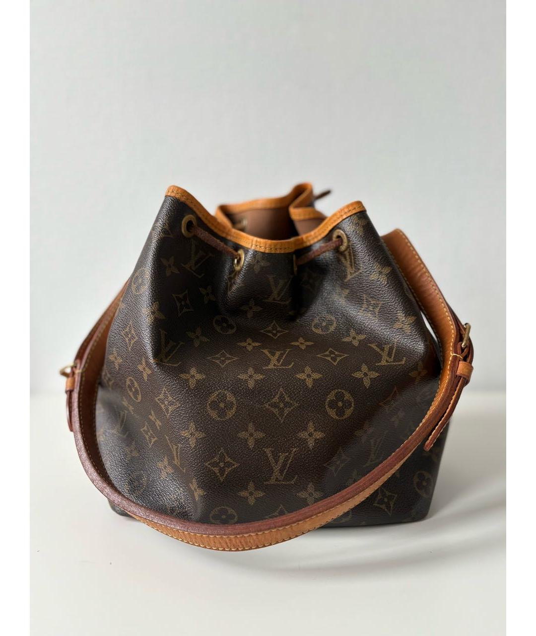 LOUIS VUITTON Коричневая сумка тоут, фото 3
