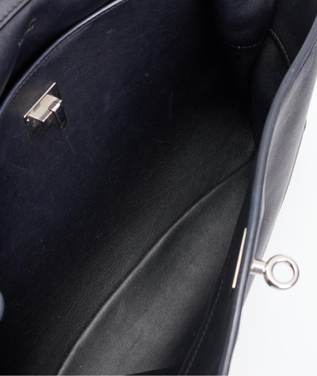 BALENCIAGA Черная кожаная сумка через плечо, фото 7